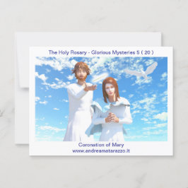 Die Krönung Marias Postkarte