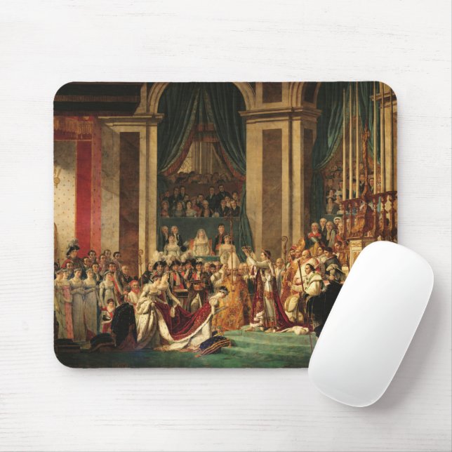 Die Krönung Napoleons durch Jacques-Louis David Mousepad (Mit Mouse)