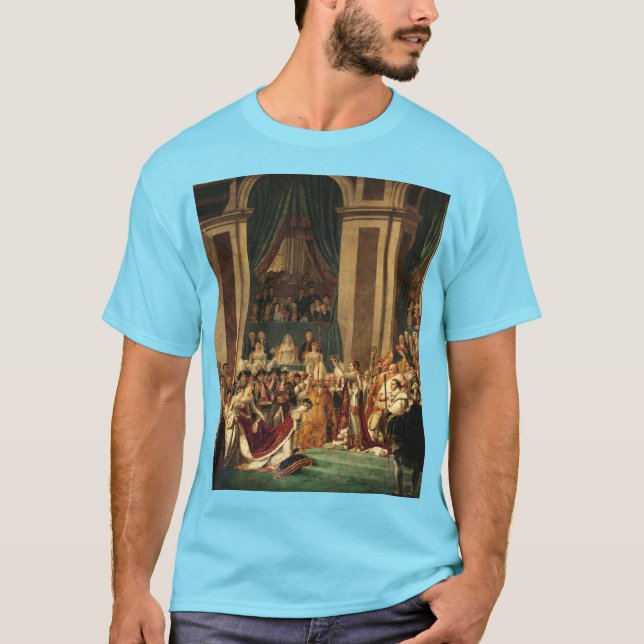 Die Krönung Napoleons durch Jacques-Louis David T-Shirt (Vorderseite)