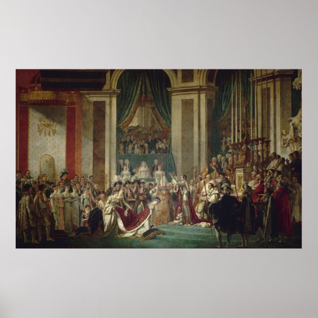 Die Krönung Napoleons von 1807 Poster (Vorne)