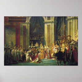 Die Krönung Napoleons von David - Poster