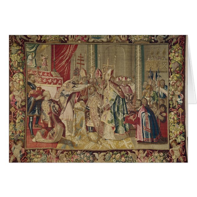 Die Krönung von Charles V (Vorderseite (Horizontal))