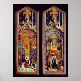 Die Krönung von David und von Louis XII 1501 Poster