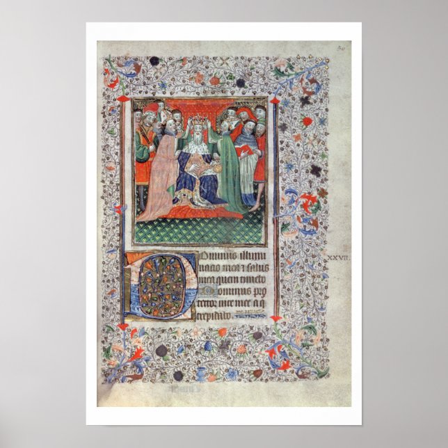 Die Krönung von Henry VI (1421-71) in Westminster, Poster (Vorne)