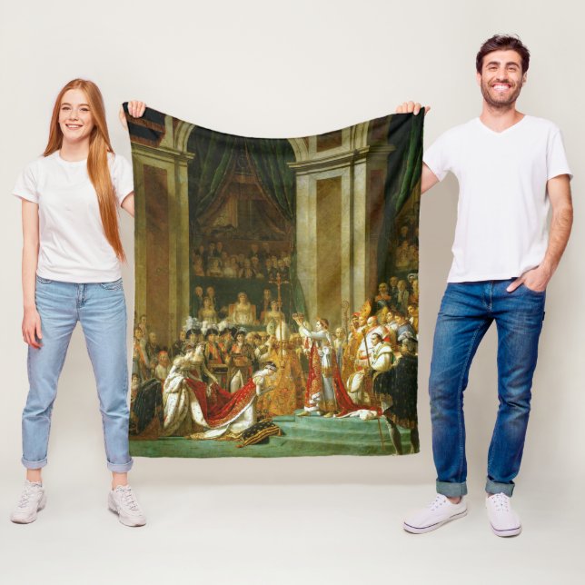 Die Krönung von Napoleon, Jacques-Louis David Fleecedecke (Beispiel)