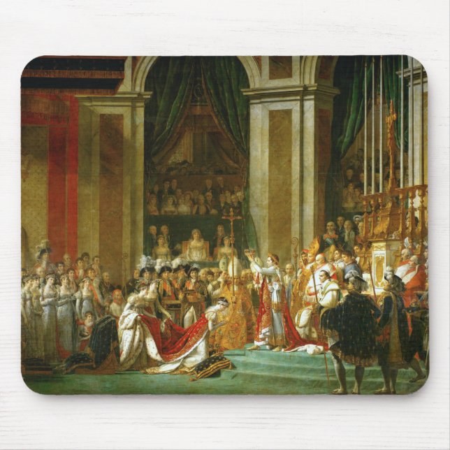 Die Krönung von Napoleon, Jacques-Louis David Mousepad (Vorne)
