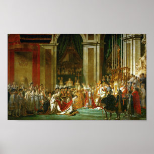 Die Krönung von Napoleon, Jacques-Louis David Poster