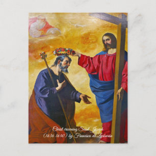 Die Krönung von Saint Joseph Postkarte