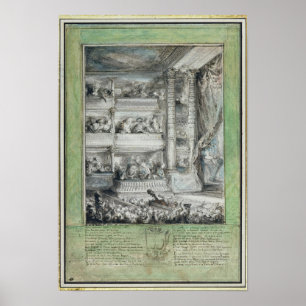 Die Krönung von Voltaire im Theater Francais Poster