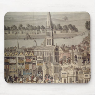 Die Krönungs-Prozession von König Edward VI Mousepad