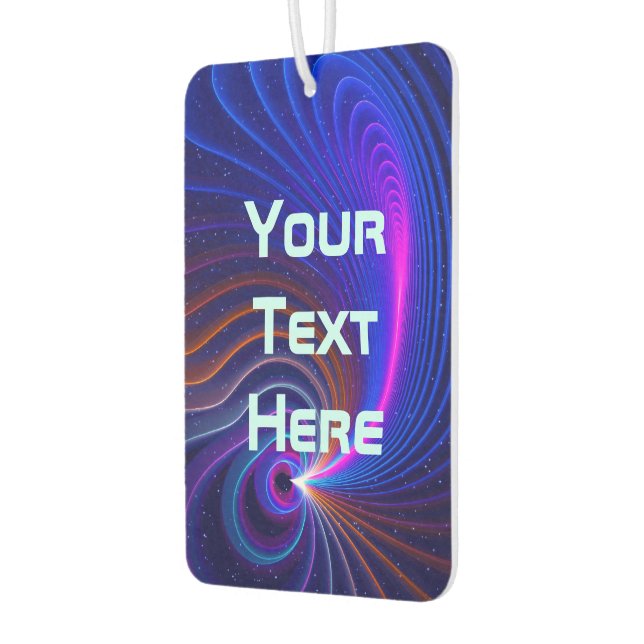 Die Krümmung des Weltraums Autolufterfrischer (Links)