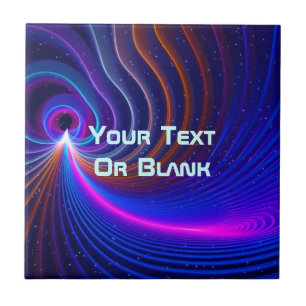 Die Krümmung des Weltraums Fliese