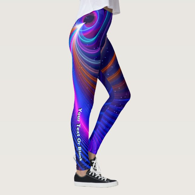 Die Krümmung des Weltraums Leggings (Rechts)