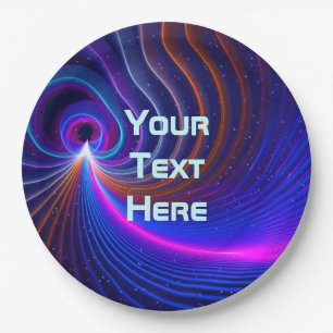 Die Krümmung des Weltraums Pappteller