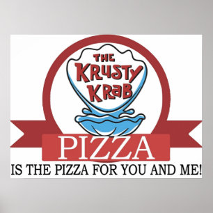 Die Krusty Krab Pizza Poster