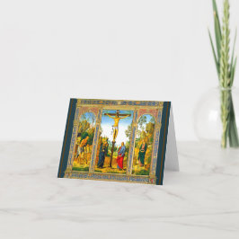 Die Kruzifixierung Christi Karte