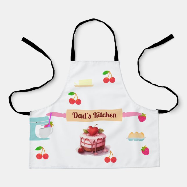 Die Küche des Vaters zum großen Vatertag Schürze (Vorderseite)