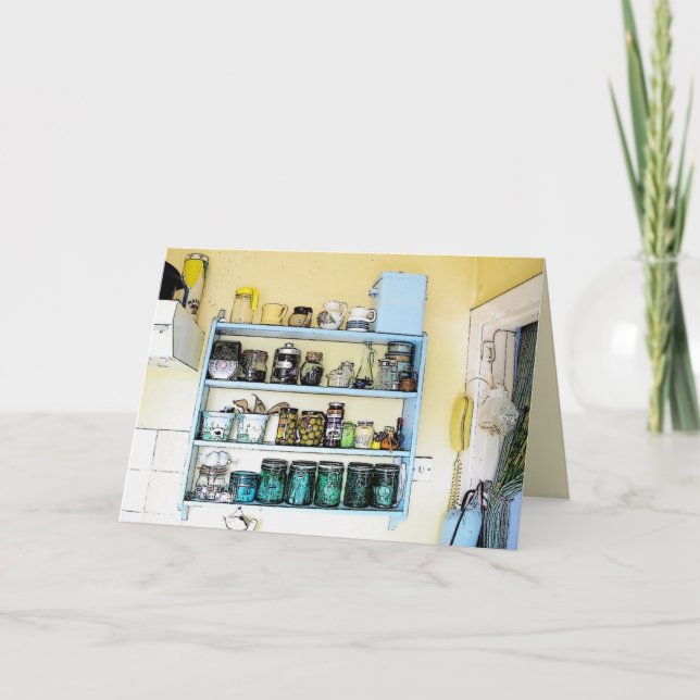 Die Küchen-Regale des Patsys Karte (Vorderseite)