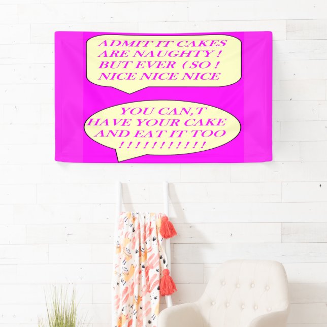 Die Kuchen sind gut für die Liebhaber von Lebensmi Banner (Insitu)