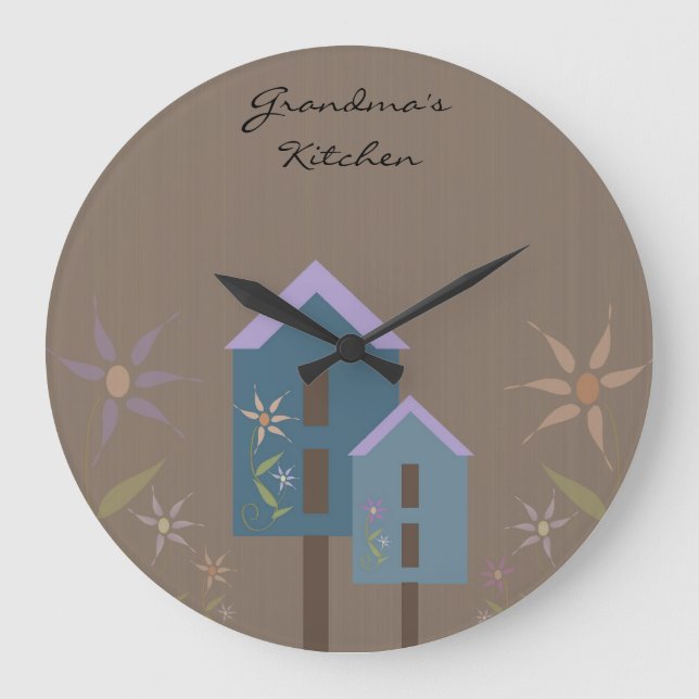 Die Küchen-Uhr der Großmutter Große Wanduhr (Vorderseite)