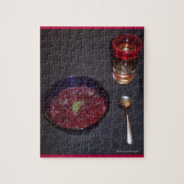 Die Küchen-ukrainischer Soul-NahrungsmittelBorshch Puzzle (Vertikal)