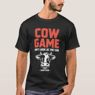 Die Kuh Spiel Bauernhof Tier Lustig T-Shirt