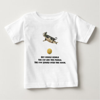 Die Kuh sprang über den Mond Baby T-shirt