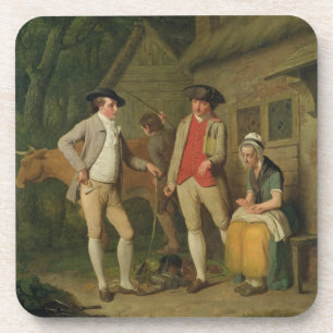 Die Kuh und die Waren Witwecostards, Distrained Getränkeuntersetzer