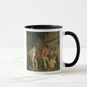 Die Kuh und die Waren Witwecostards, Distrained Tasse