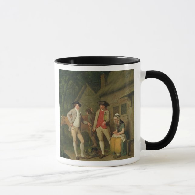 Die Kuh und die Waren Witwecostards, Distrained Tasse (Rechts)