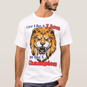 Die kühne Ästhetik eines rotierenden Löwen T-Shirt