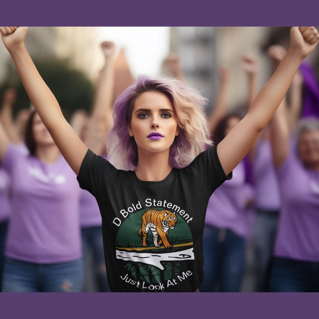 Die kühne Aussage schaut mich nur Tigerfreunde an T-Shirt (Von Creator hochgeladen)