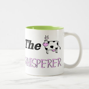 Die Kuhwhisperer-Geschenke Zweifarbige Tasse