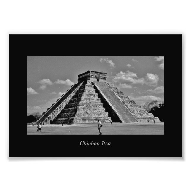 Die Kukulkan-Pyramide Fotodruck (Vorne)