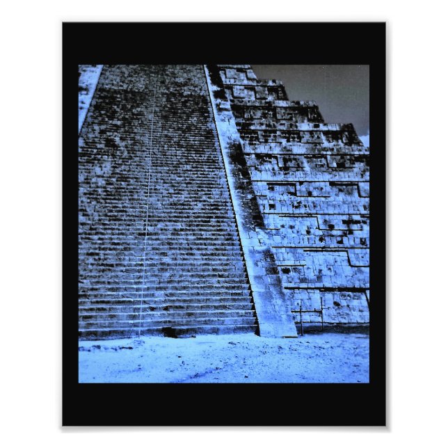 Die Kukulkan-Pyramide Fotodruck (Vorne)