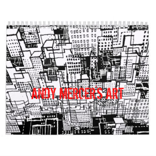 Die Kunst Andy-Textilienhändlers Kalender