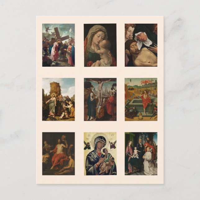 Die Kunst Christi Postkarte (Vorderseite)