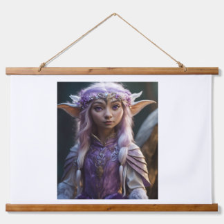 Die Kunst der Atmosphäre schafft schöne Wände. Wandteppich Mit Holzrahmen