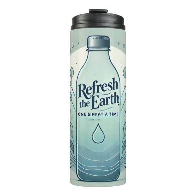 Die Kunst der Earth AI aktualisieren Thermosbecher (Vorderseite)