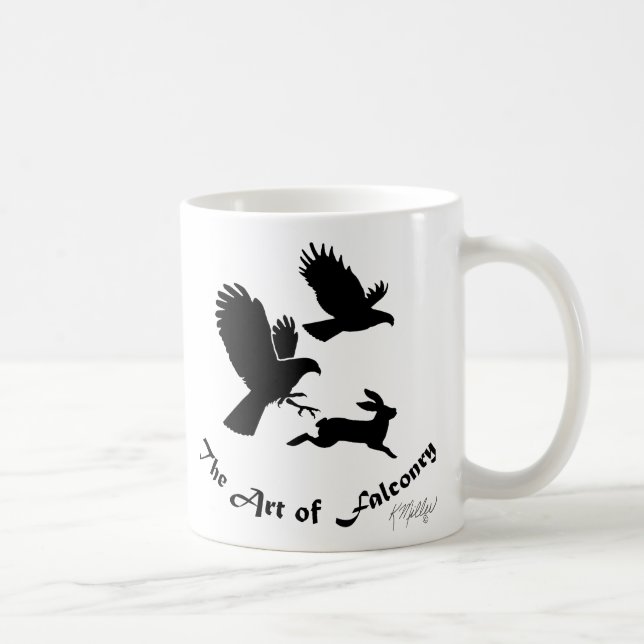 Die Kunst der Falknerei - Harris-Habichte Kaffeetasse (Rechts)