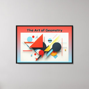 Die Kunst der Geometrie Leinwanddruck