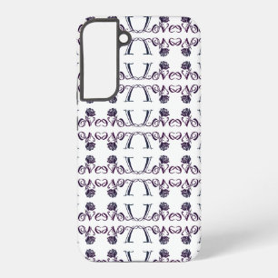 Die Kunst der Liebe: Elegante Briefe und blühende Samsung Galaxy Hülle