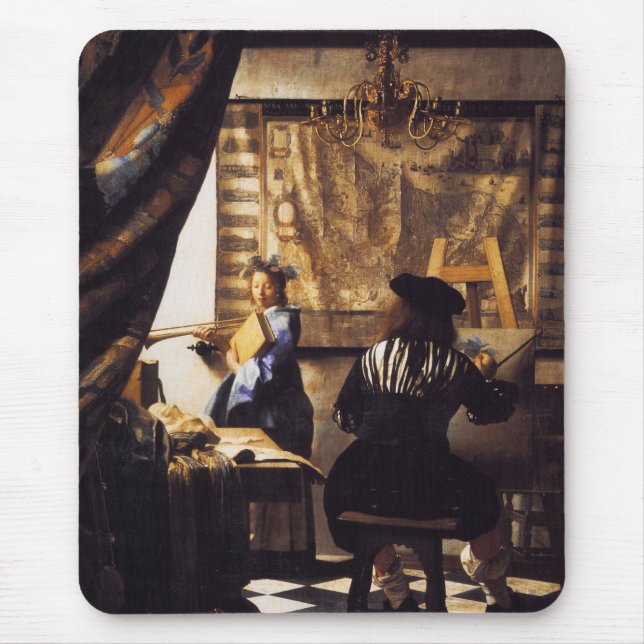 Die Kunst der Malerei Mousepad (Vorne)