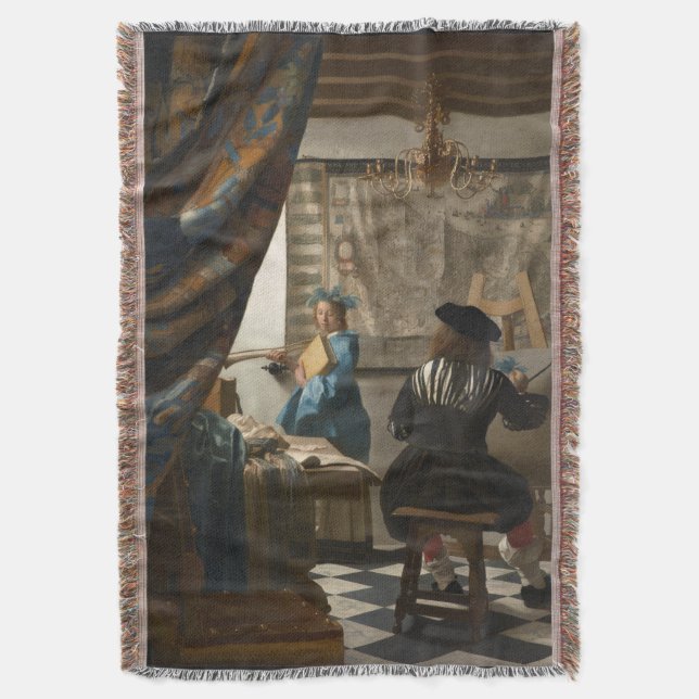 Die Kunst der Malerei von Johannes Vermeer Decke (Vorderseite Vertikal)