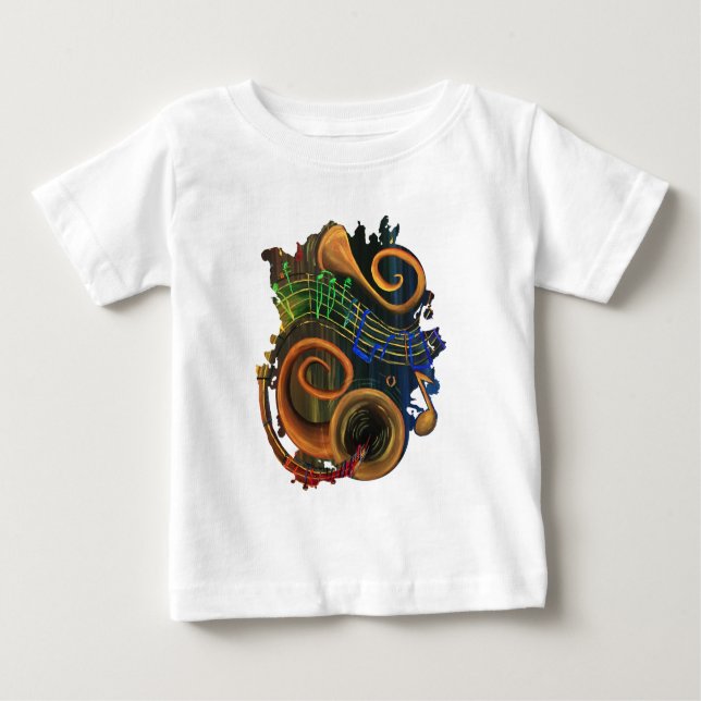 Die Kunst der Musik Baby T-shirt (Vorderseite)