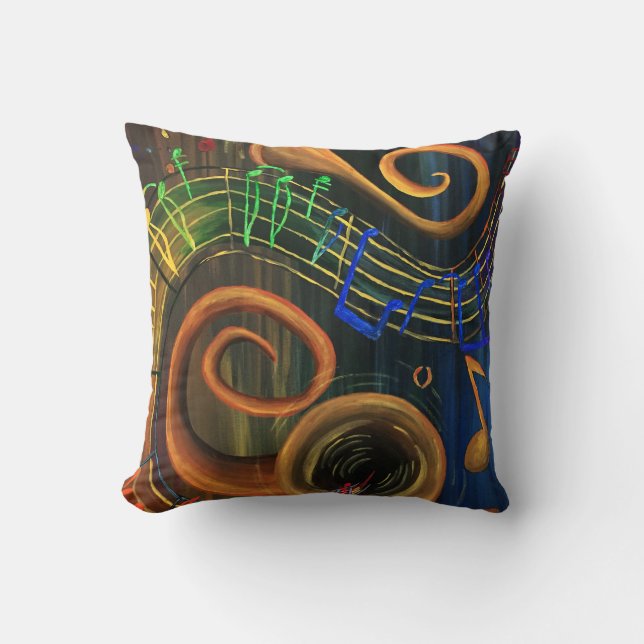 Die Kunst der Musik Kissen (Vorderseite)
