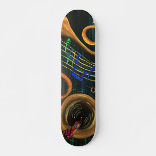 Die Kunst der Musik Skateboard