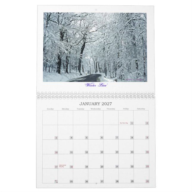 "Die Kunst der Natur " Kalender (Jan 2027)