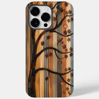 Die Kunst der Natur: Mosaiksteingehäuse aus Holz iPhone 14 Pro Max Hülle