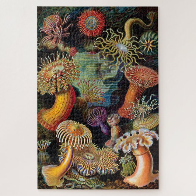 Die Kunst der Natur von Ernst Haeckel Puzzle (Vertikal)